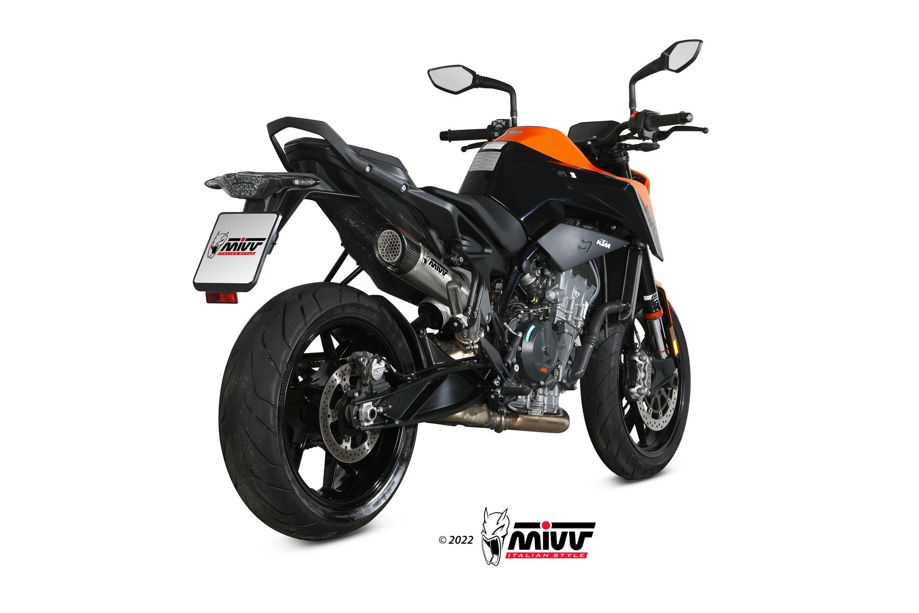 TERMINALE DI SCARICO IN TITANIO MIVV X-M5 KTM 890 DUKE 2020 - 2024
