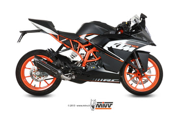 Scarico Completo Mivv Inox Nero Suono Ktm Rc 125 2014-2016