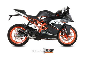 Scarico Completo Mivv Inox Nero Gp Ktm Rc 125 2014-2016