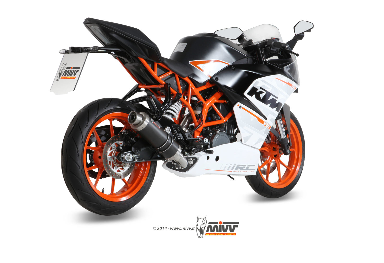 SCARICO COMPLETO IN CARBONIO MIVV GP KTM RC 390 2014 - 2016