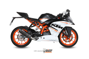 Scarico Completo Mivv Inox Nero Suono Ktm Rc 390 2014-2016