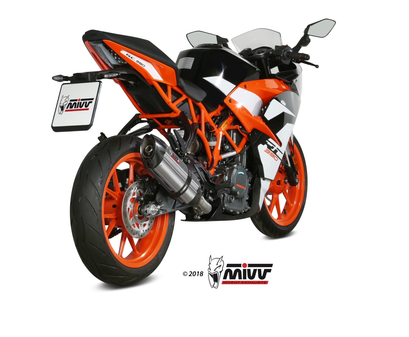 TERMINALE DI SCARICO IN ACCIAIO INOX MIVV SUONO KTM RC 390 2017 - 2020