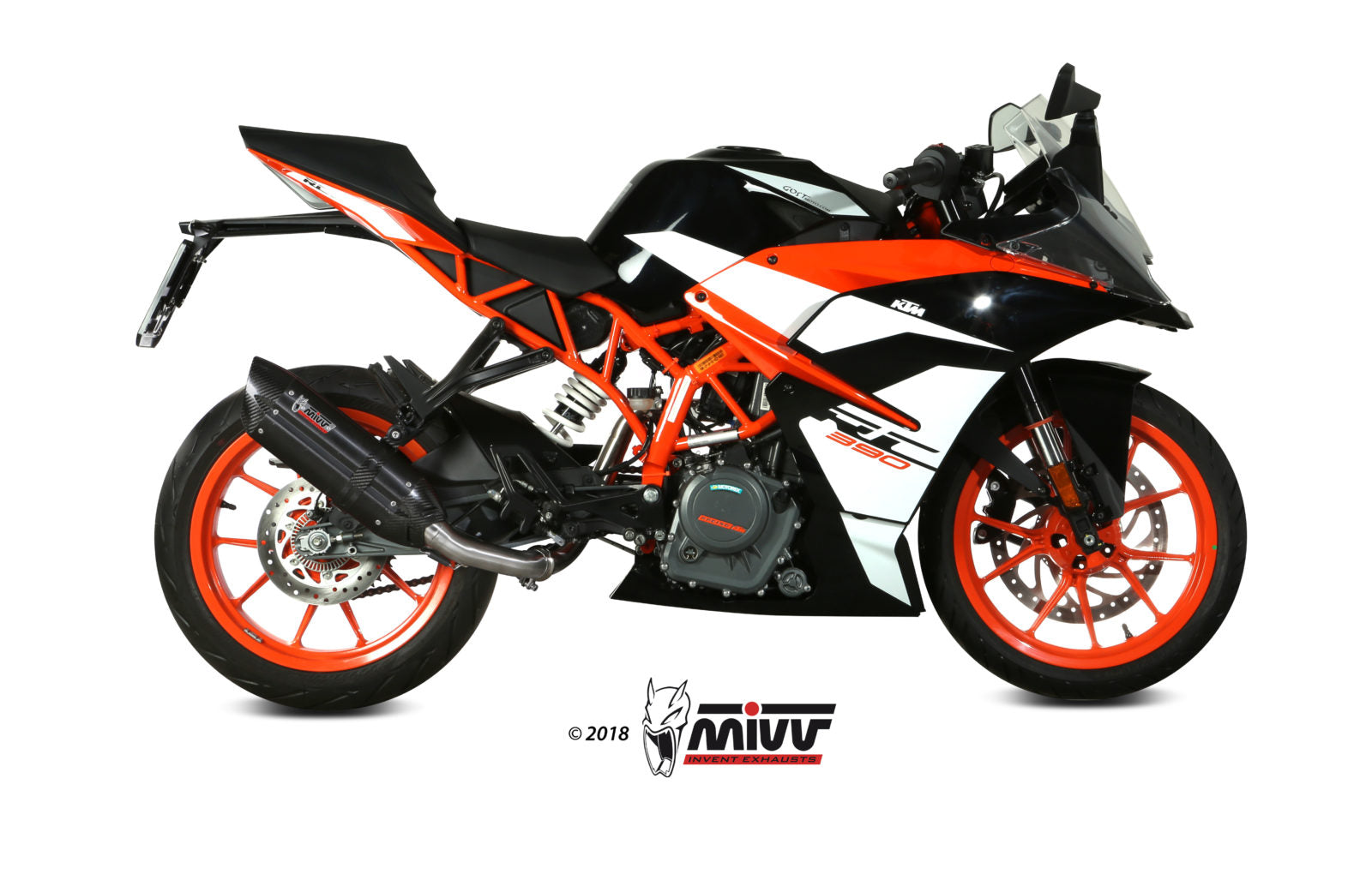 DECATALIZZATORE NO-KAT MIVV KTM 390 DUKE 2017 - 2020