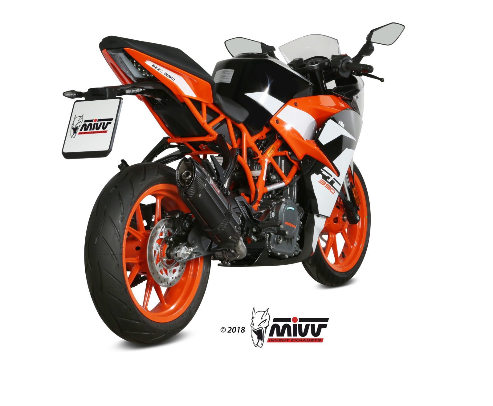 DECATALIZZATORE NO-KAT MIVV KTM RC 390 2017 - 2020