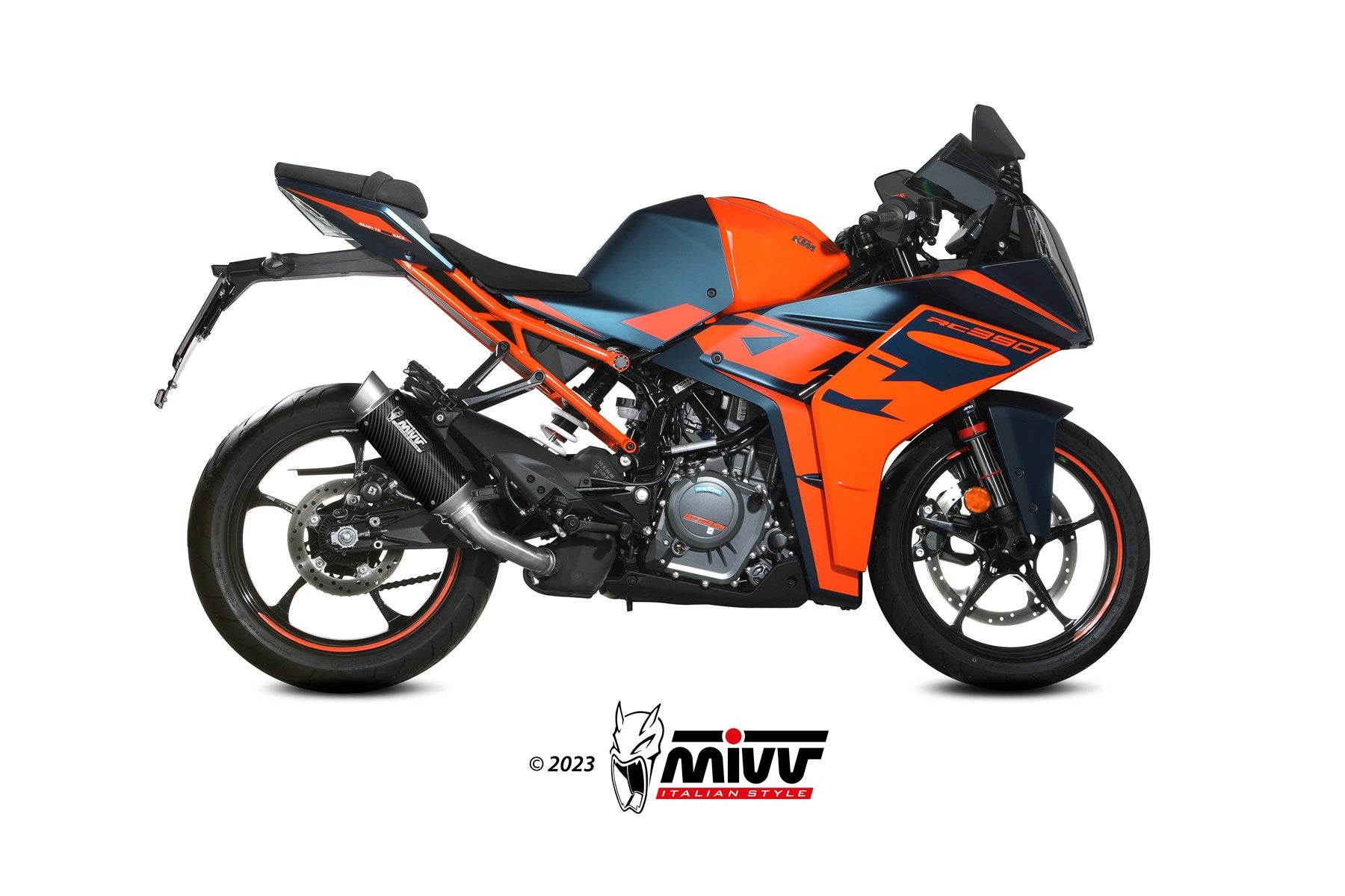 TERMINALE DI SCARICO IN CARBONIO MIVV GPPRO KTM RC 390 2021 - 2024