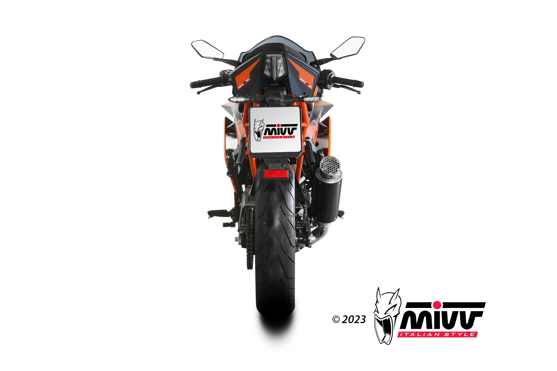 TERMINALE DI SCARICO IN CARBONIO MIVV GPPRO KTM RC 390 2021 - 2024