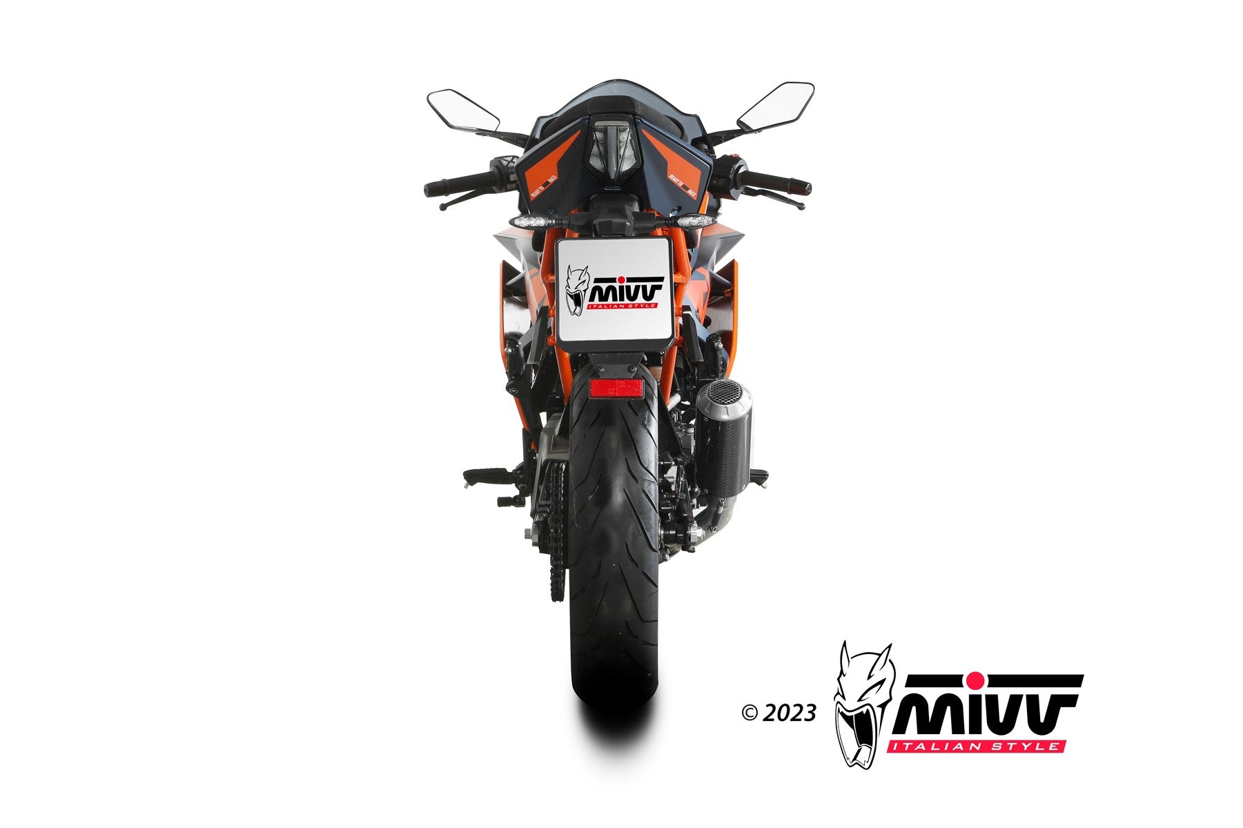 TERMINALE DI SCARICO IN CARBONIO RACING MIVV MK3 KTM RC 390 2021 - 2024