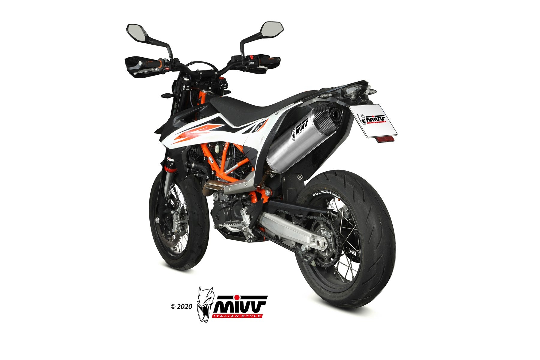 TERMINALE DI SCARICO IN ACCIAIO INOX MIVV STR1 KTM 690 ENDURO R 2019 - 2020