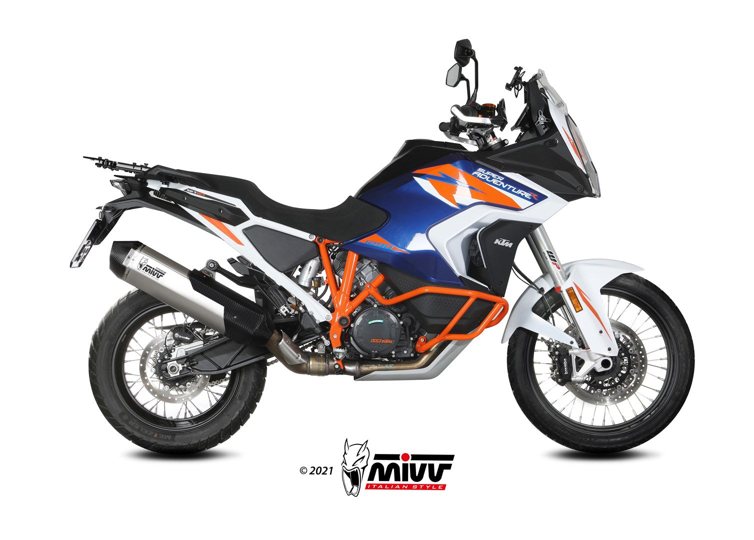 TERMINALE SCARICO TITANIO MIVV SPEED EDGE KTM 1290 SUPER ADVENTURE /R/S/T 21-24