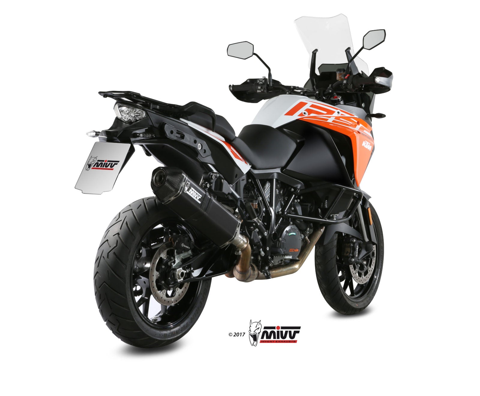 TERMINALE SCARICO INOX NERO MIVV SPEED EDGE KTM 1290 SUPER ADVENTURE/R/S/T 15-20
