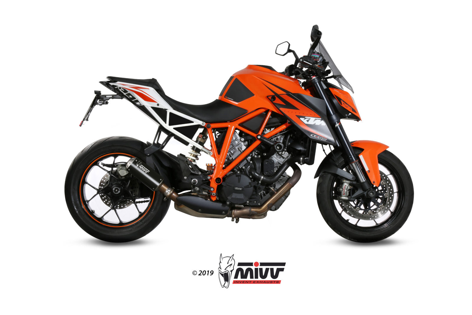 TERMINALE DI SCARICO ACCIAIO INOX NERO MIVV MK3 KTM 1290 SUPERDUKE 2014-19