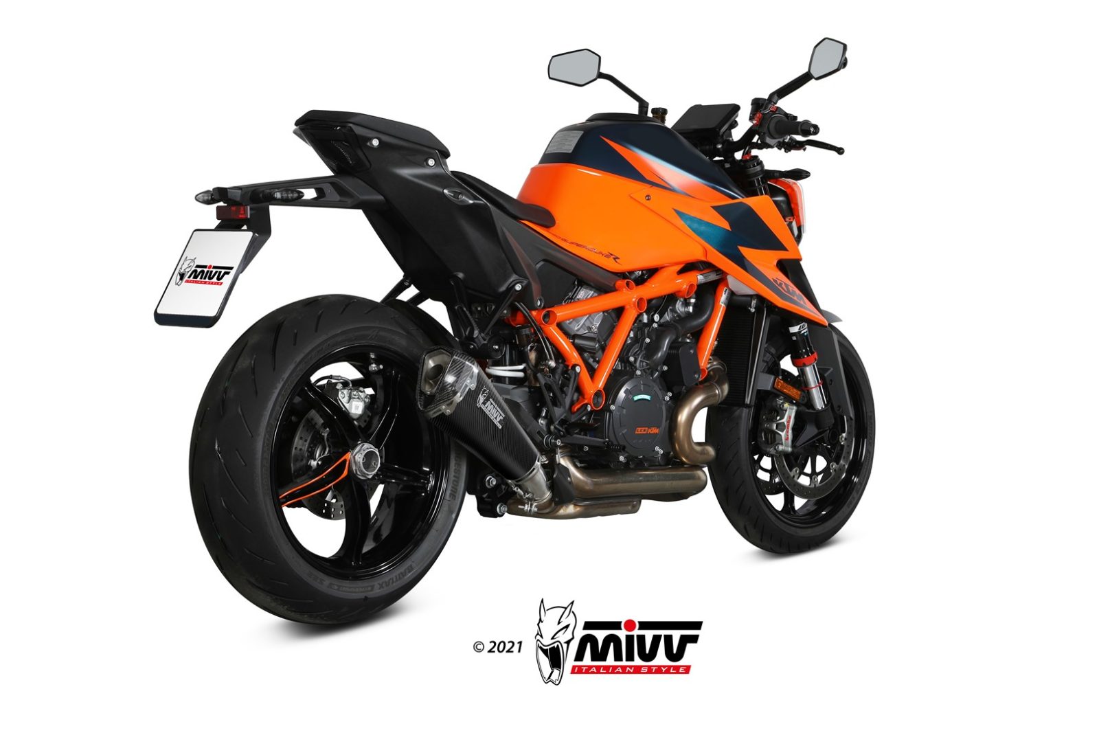 TERMINALE SCARICO IN CARBONIO MIVV DELTA RACE KTM 1290 SUPERDUKE R/EVO 2021-23