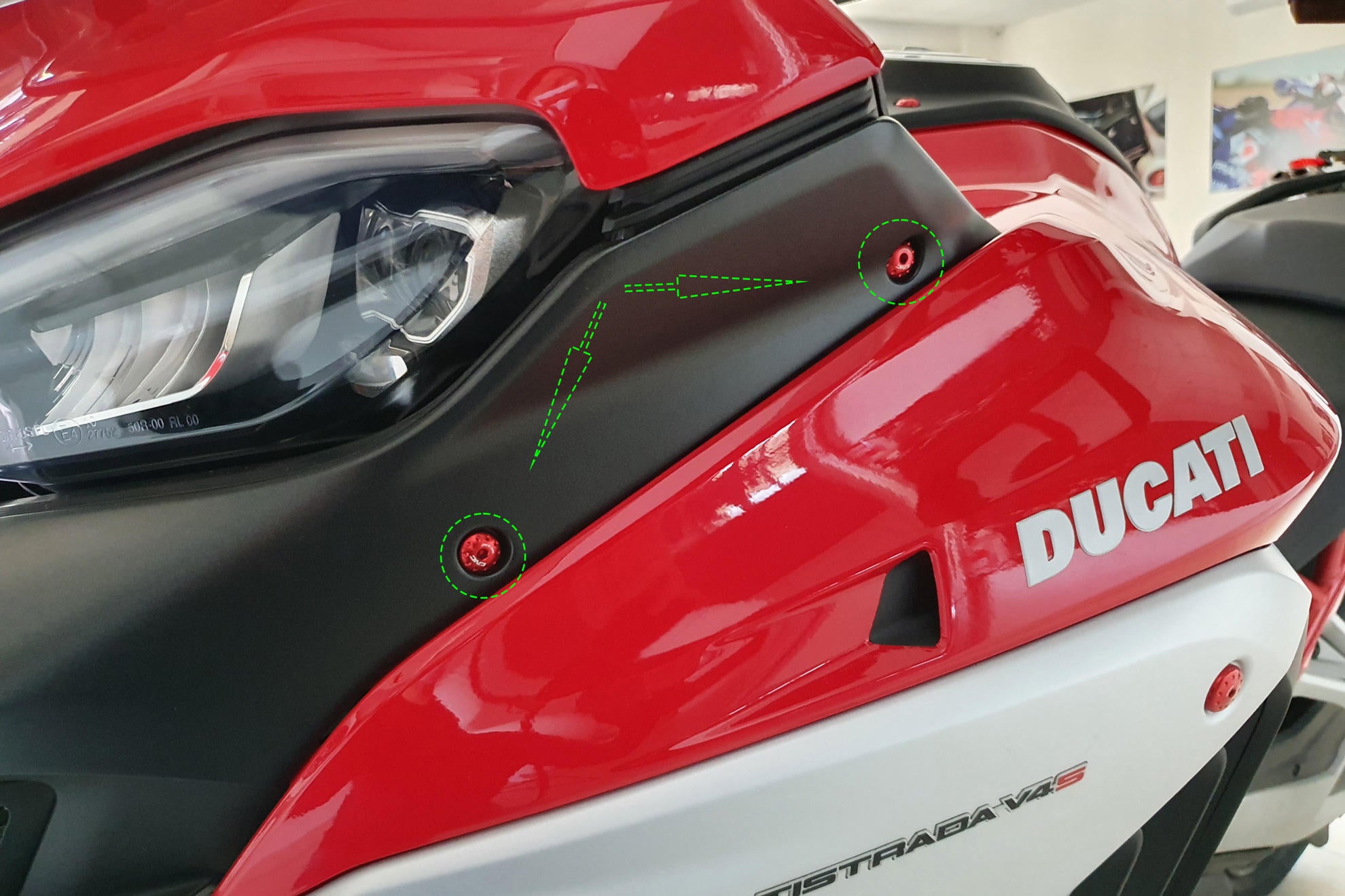 VITI COVER CONVOGLIATORI CNC RACING DUCATI MULTISTRADA V4 RS