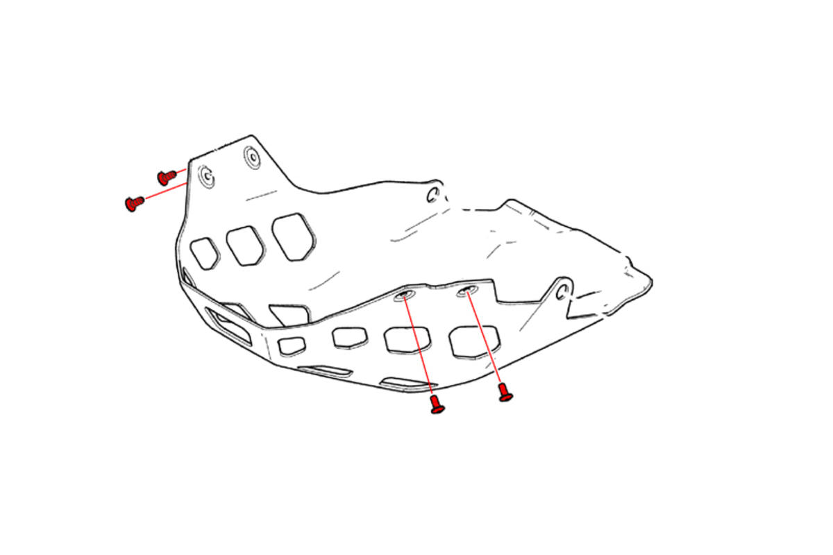 KIT VITERIA PARAMOTORE CNC RACING DUCATI MULTISTRADA 1260 ENDURO