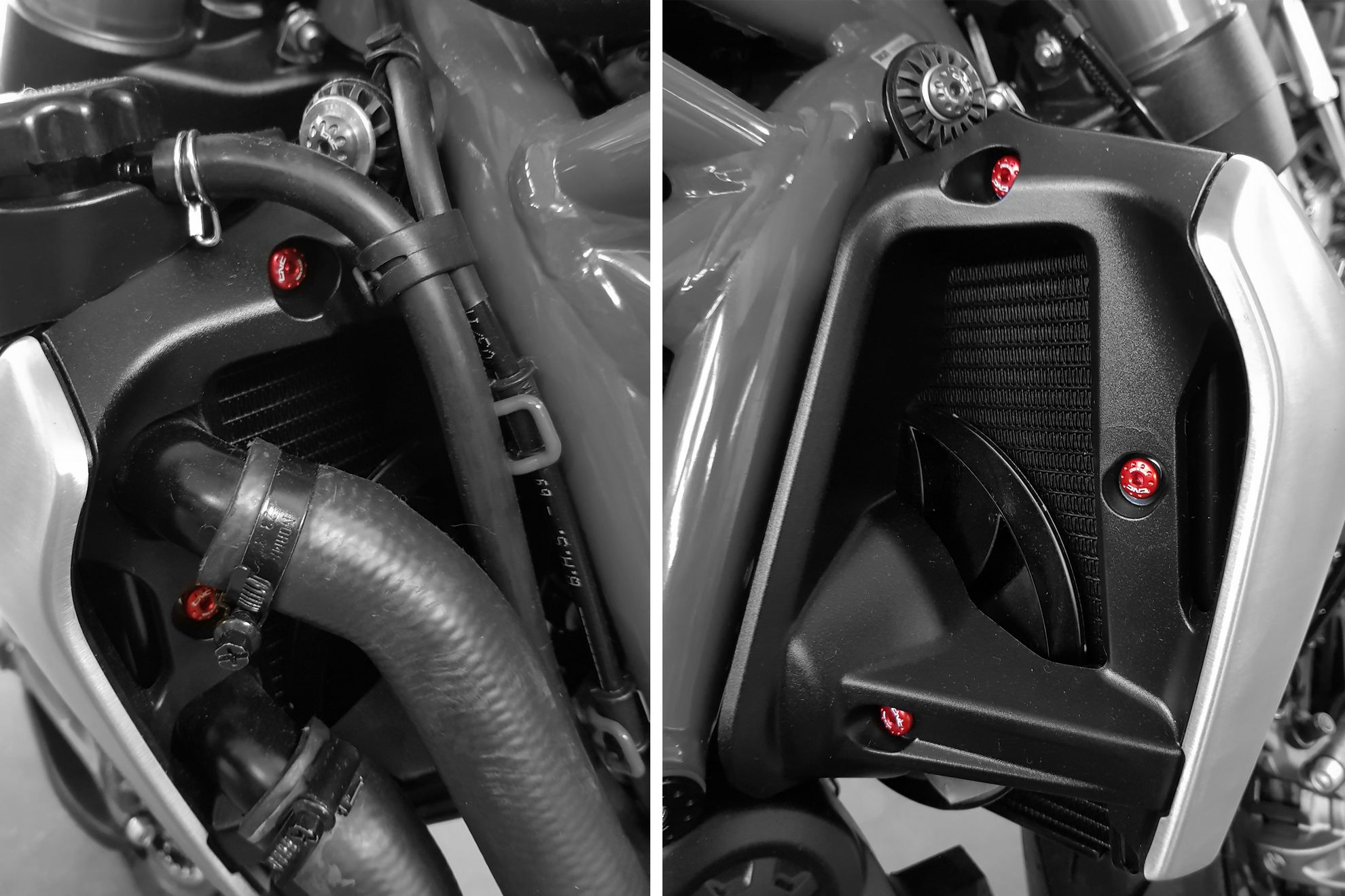 KIT VITI COVER LATERALI RADIATORE CNC RACING DUCATI MONSTER 1200