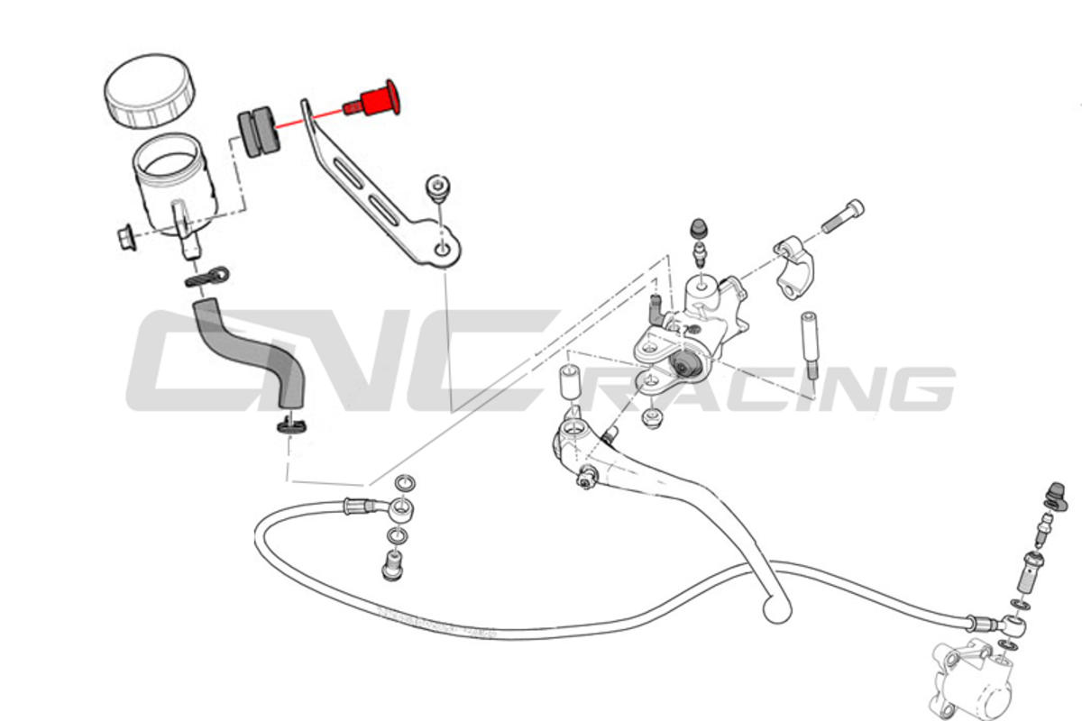 VITE VASCHETTA FRENO/FRIZIONE CNC RACING MV AGUSTA BRUTALE 1000 NURBURGRING