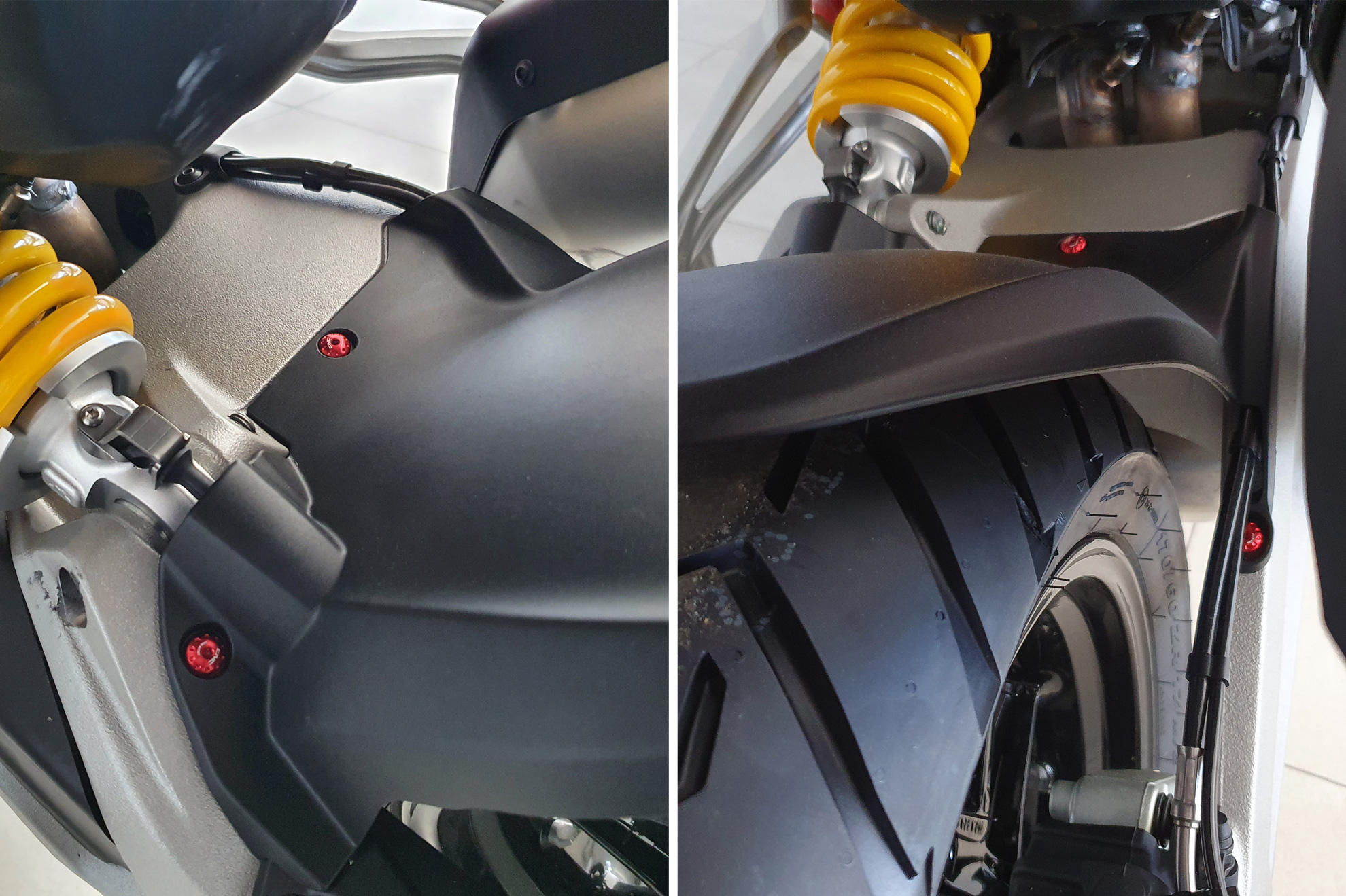 KIT VITI PARAFANGO POSTERIORE CNC RACING DUCATI MONSTER 797