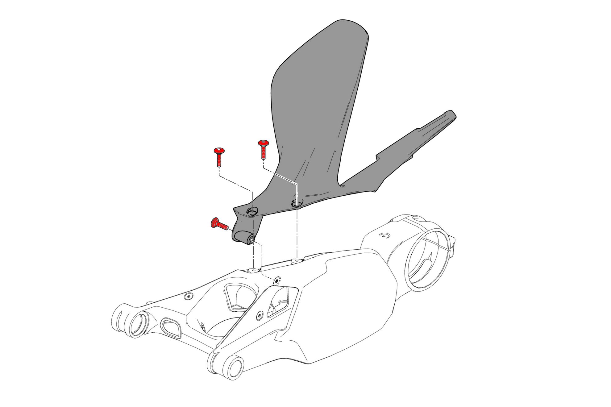 KIT VITI PARAFANGO POSTERIORE CNC RACING DUCATI PANIGALE V4 S