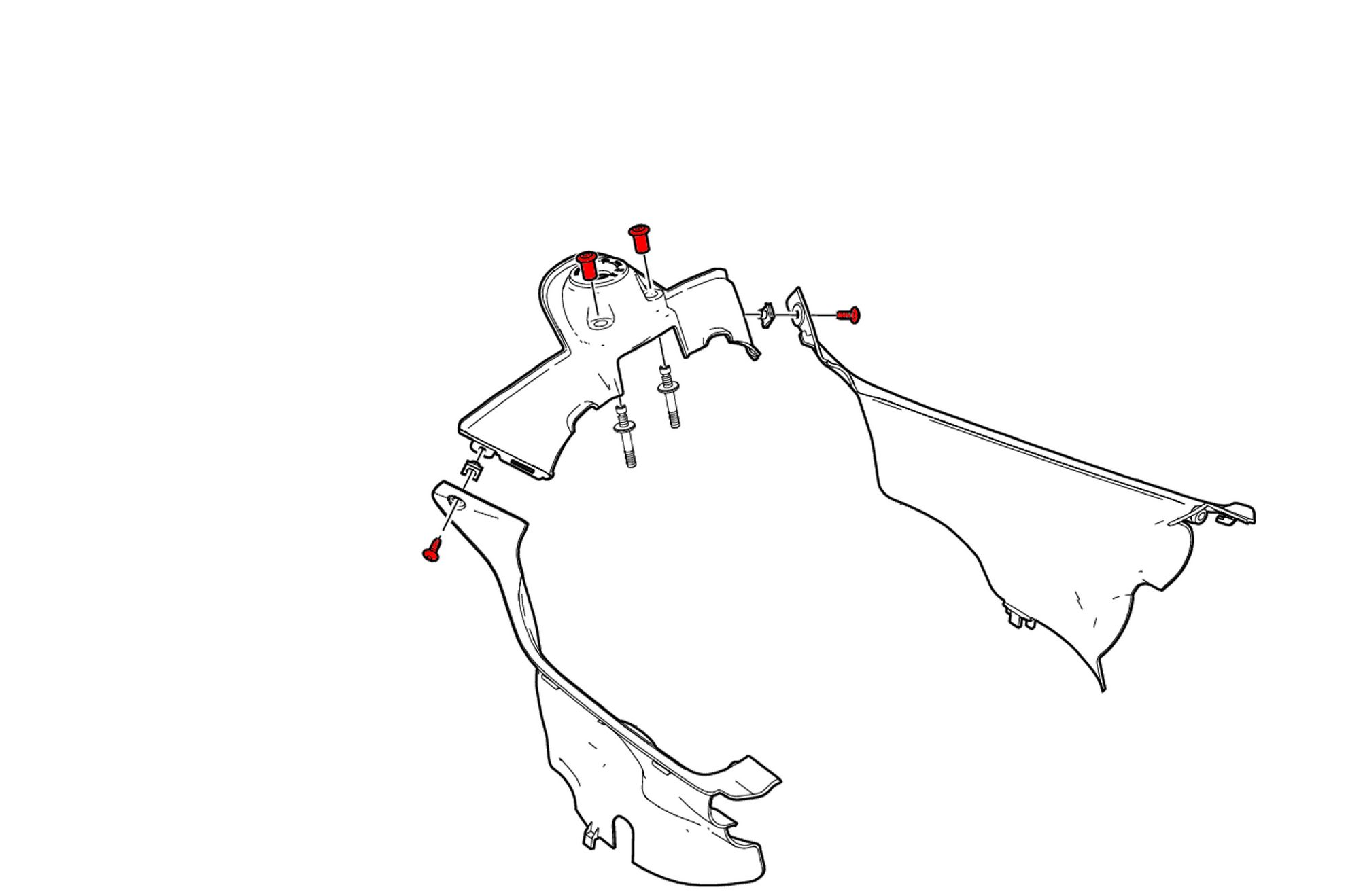 VITI PROTEZIONE BLOCCHETTO ACCENSIONE CNC RACING DUCATI 1199 PANIGALE S