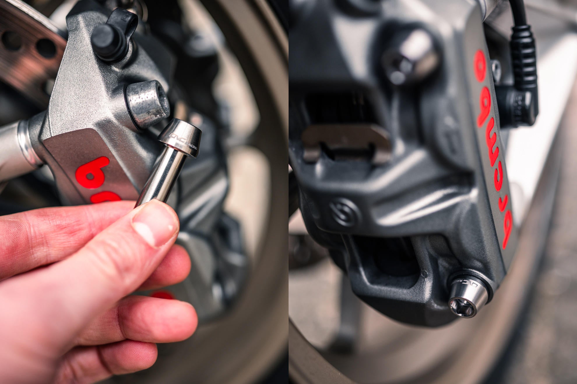 VITI PINZA FRENO M10 1.25X60 TITANIO CNC RACING DUCATI MONSTER 796