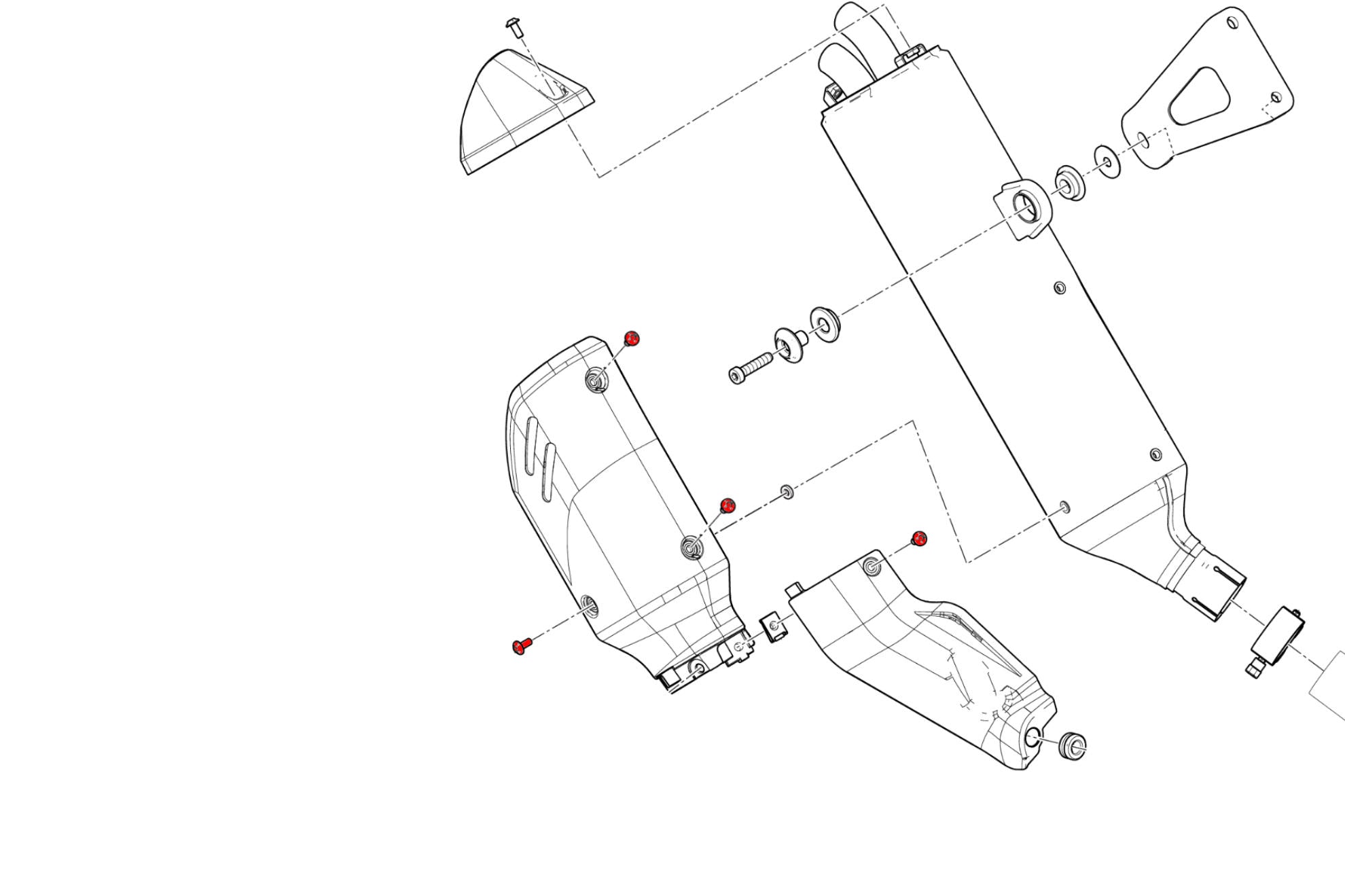 VITI PARACALORE CNC RACING DUCATI DESERTX