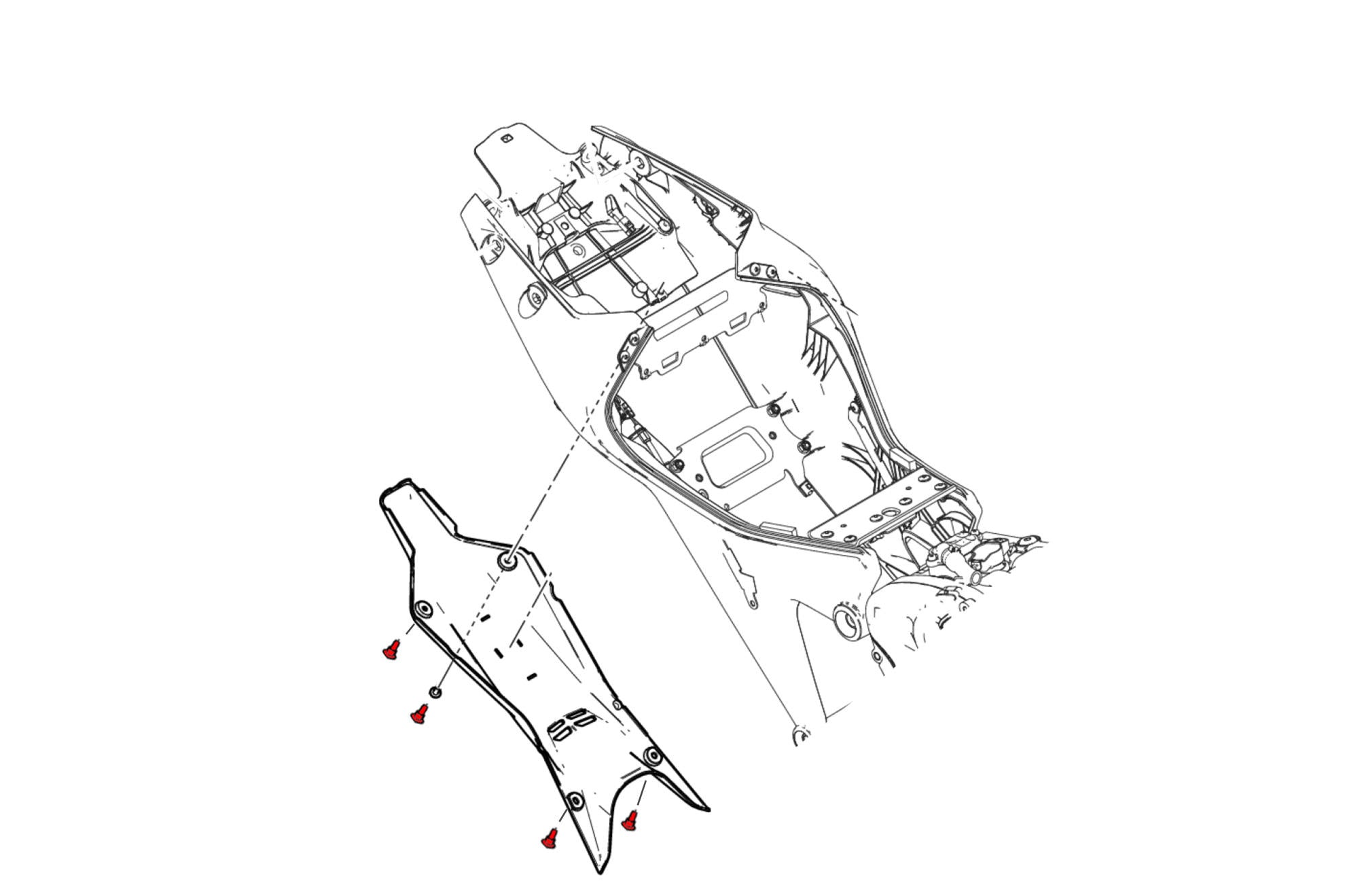 VITI SOTTO CODONE CNC RACING DUCATI MONSTER 937