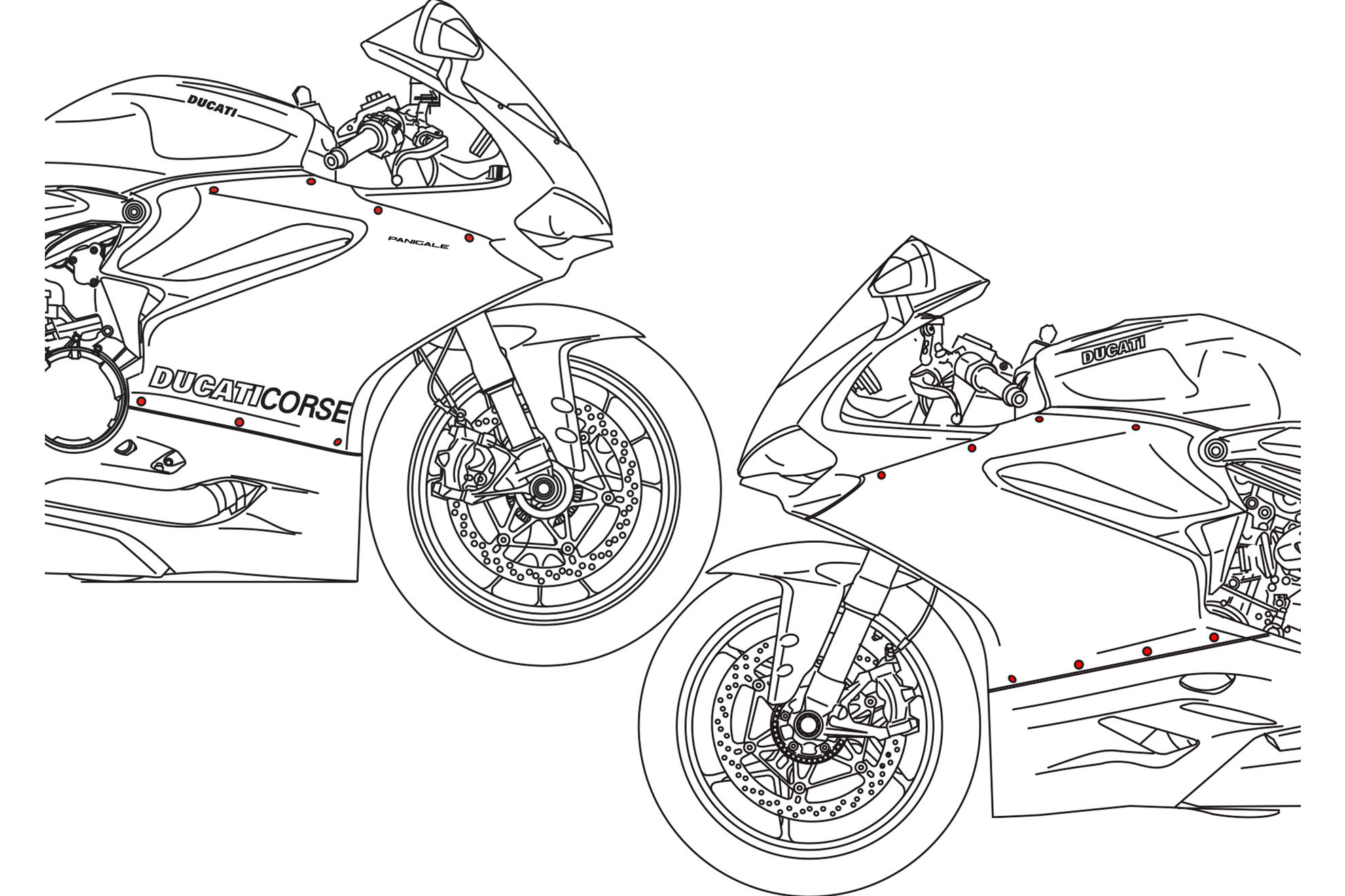 VITI CARENA CNC RACING DUCATI 1199 PANIGALE S