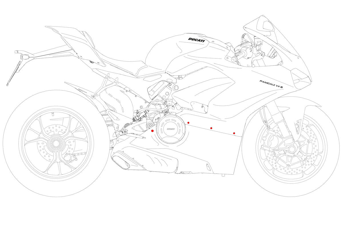 VITI CARENE CNC RACING DUCATI PANIGALE V4 R