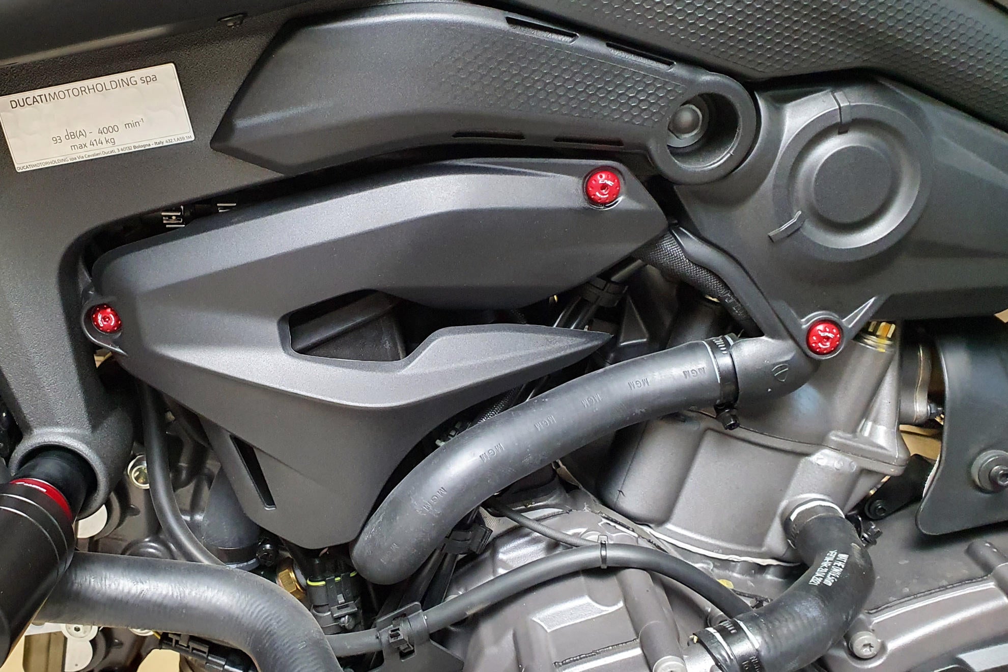 VITI COVER MOTORE E VASO ESPANSIONE CNC RACING DUCATI MONSTER 937