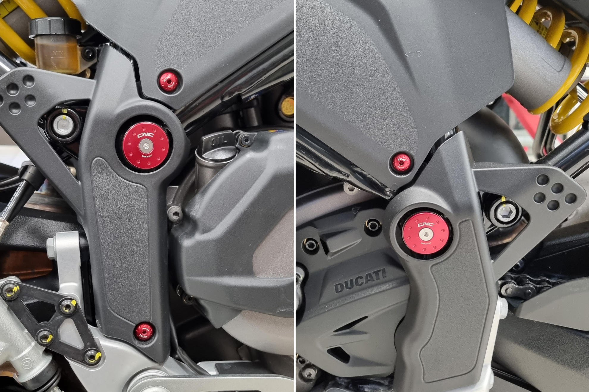 VITI COVER LATERALI TELAIO CNC RACING DUCATI DESERTX