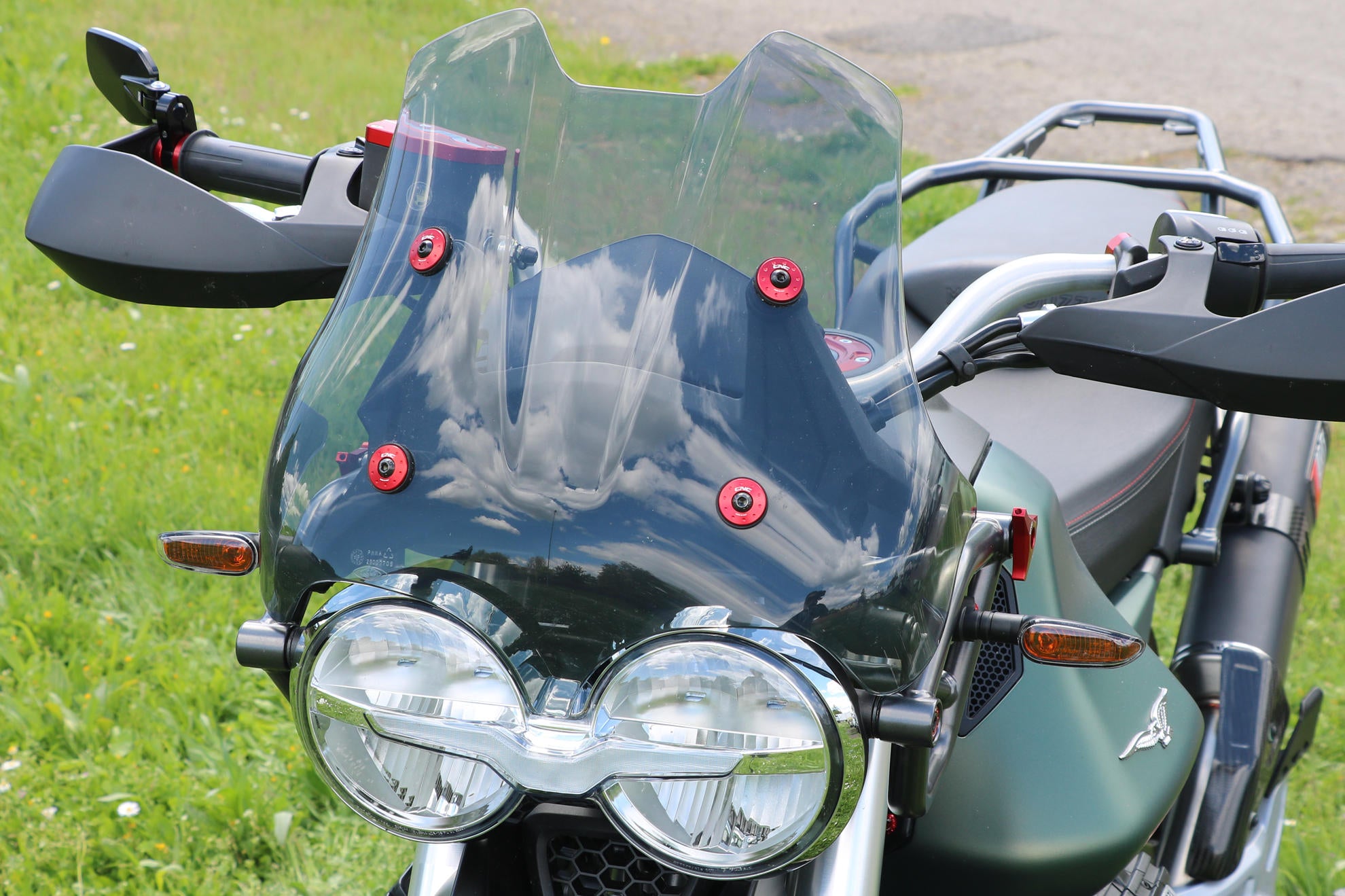 BOCCOLE CUPOLINO CNC RACING MOTO GUZZI V85 TT