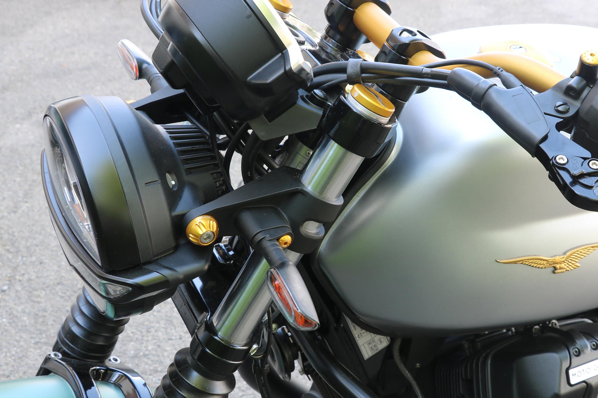 BOCCOLE VITE SILENZIATORI CNC RACING MOTO GUZZI V7 STONE