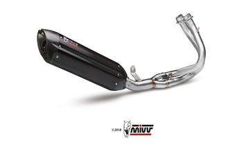 Scarico Completo Mivv Inox Nero Suono Kawasaki Er-6N / F 2012-2016