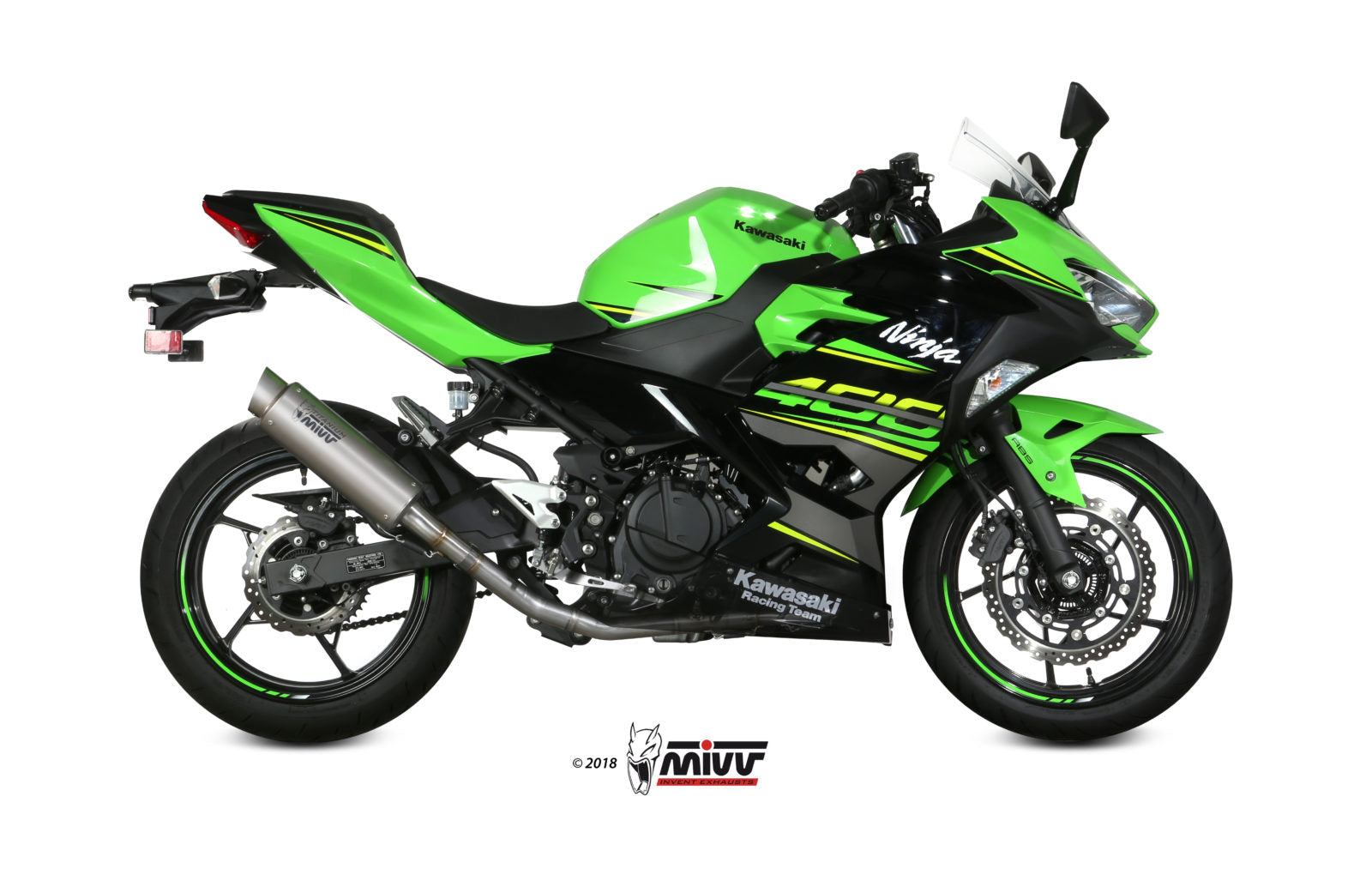 DECATALIZZATORE NO-KAT MIVV KAWASAKI NINJA 400 2018 - 2020
