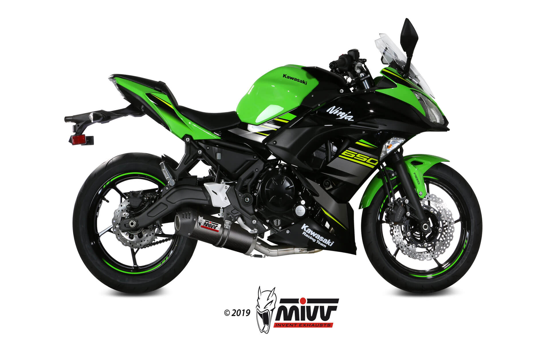 SCARICO COMPLETO IN CARBONIO MIVV OVAL KAWASAKI NINJA 650 2017 - 2023