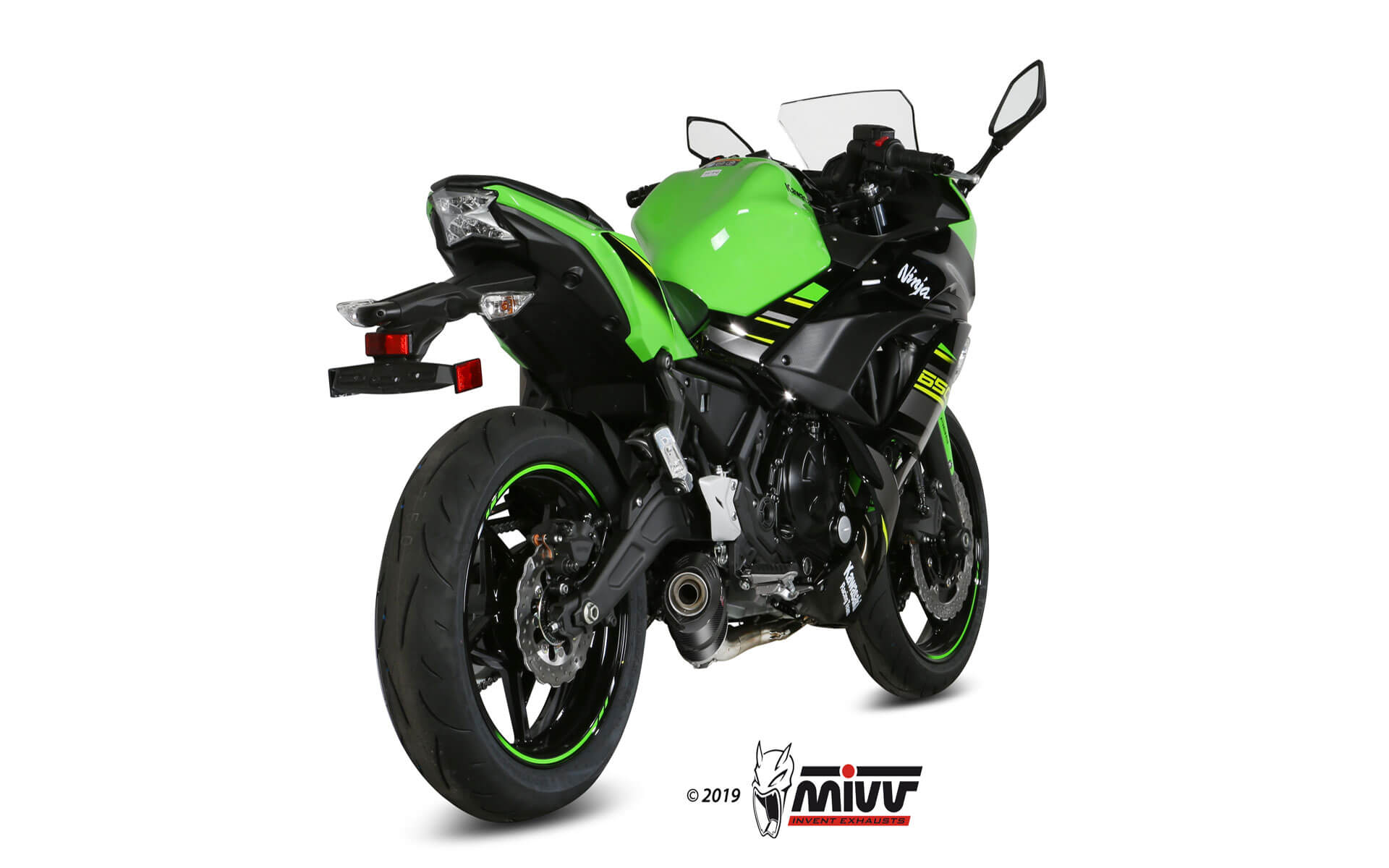 SCARICO COMPLETO IN CARBONIO MIVV OVAL KAWASAKI NINJA 650 2017 - 2023