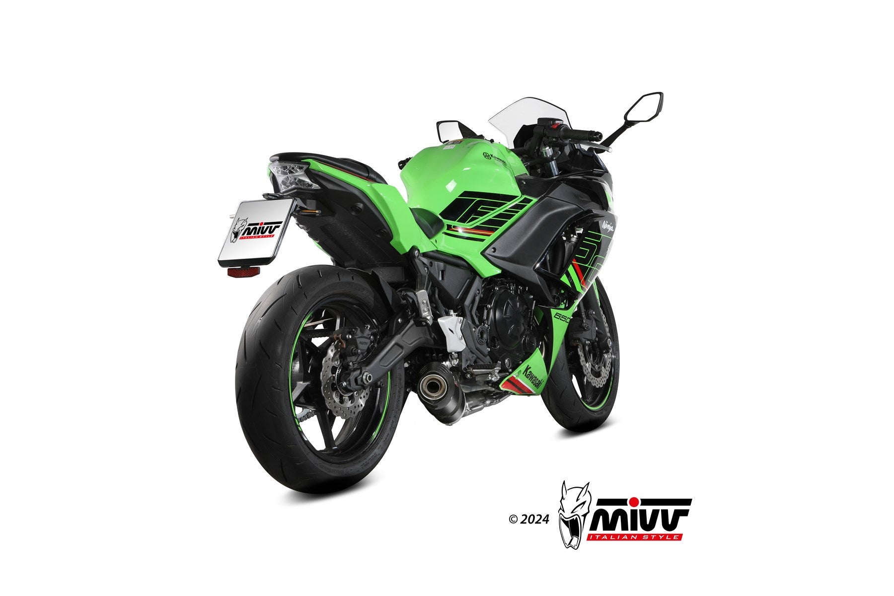 SCARICO COMPLETO IN CARBONIO MIVV OVAL KAWASAKI NINJA 650 2024
