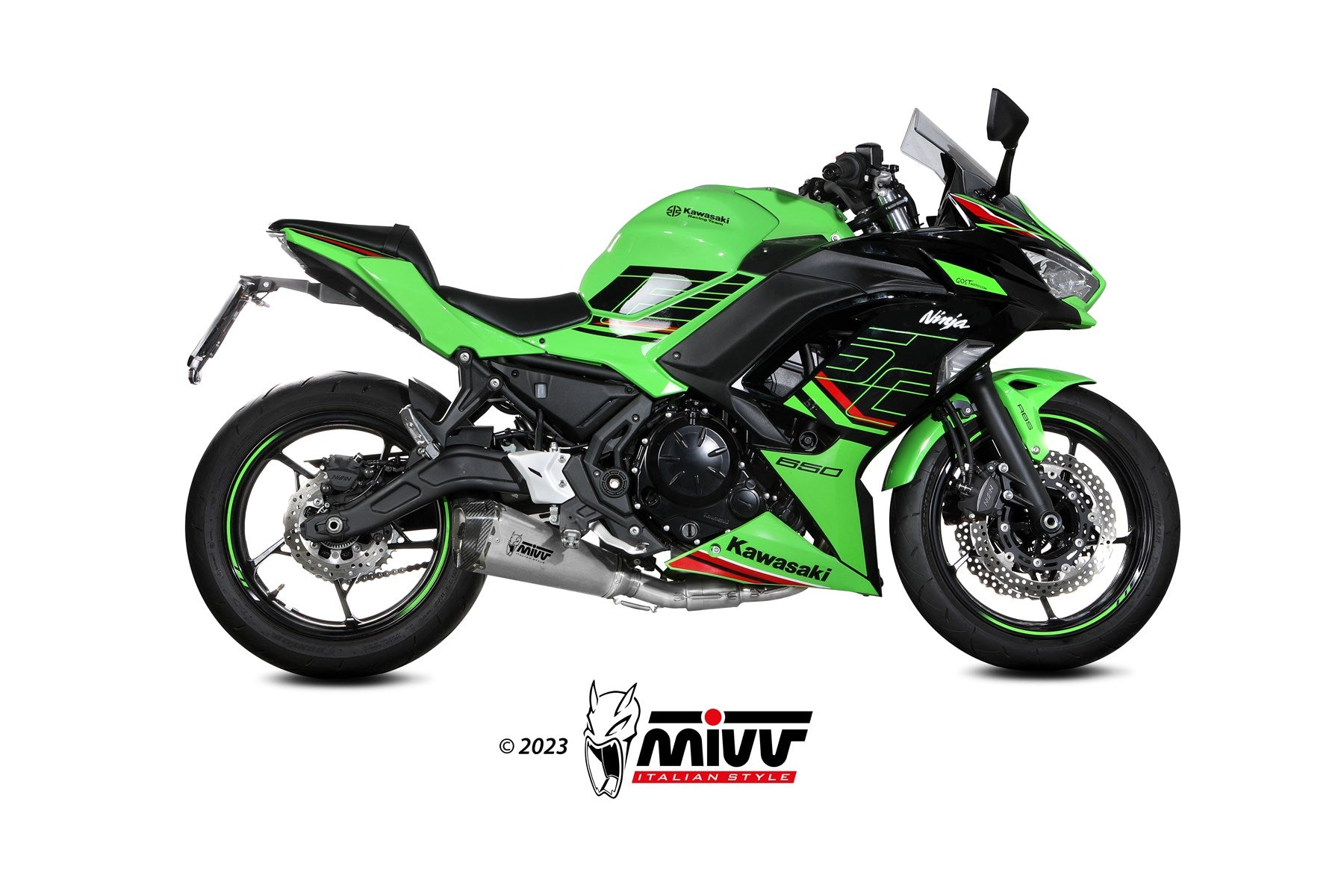 SCARICO COMPLETO IN ACCIAIO INOX MIVV DELTA RACE KAWASAKI NINJA 650 2024