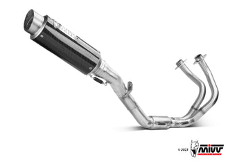 Scarico Completo Mivv Alto In Carbonio Gppro Kawasaki Ninja 650 2024