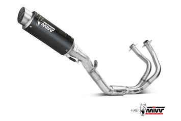 Scarico Completo Mivv Alto Inox Nero Gppro Kawasaki Z650 2024
