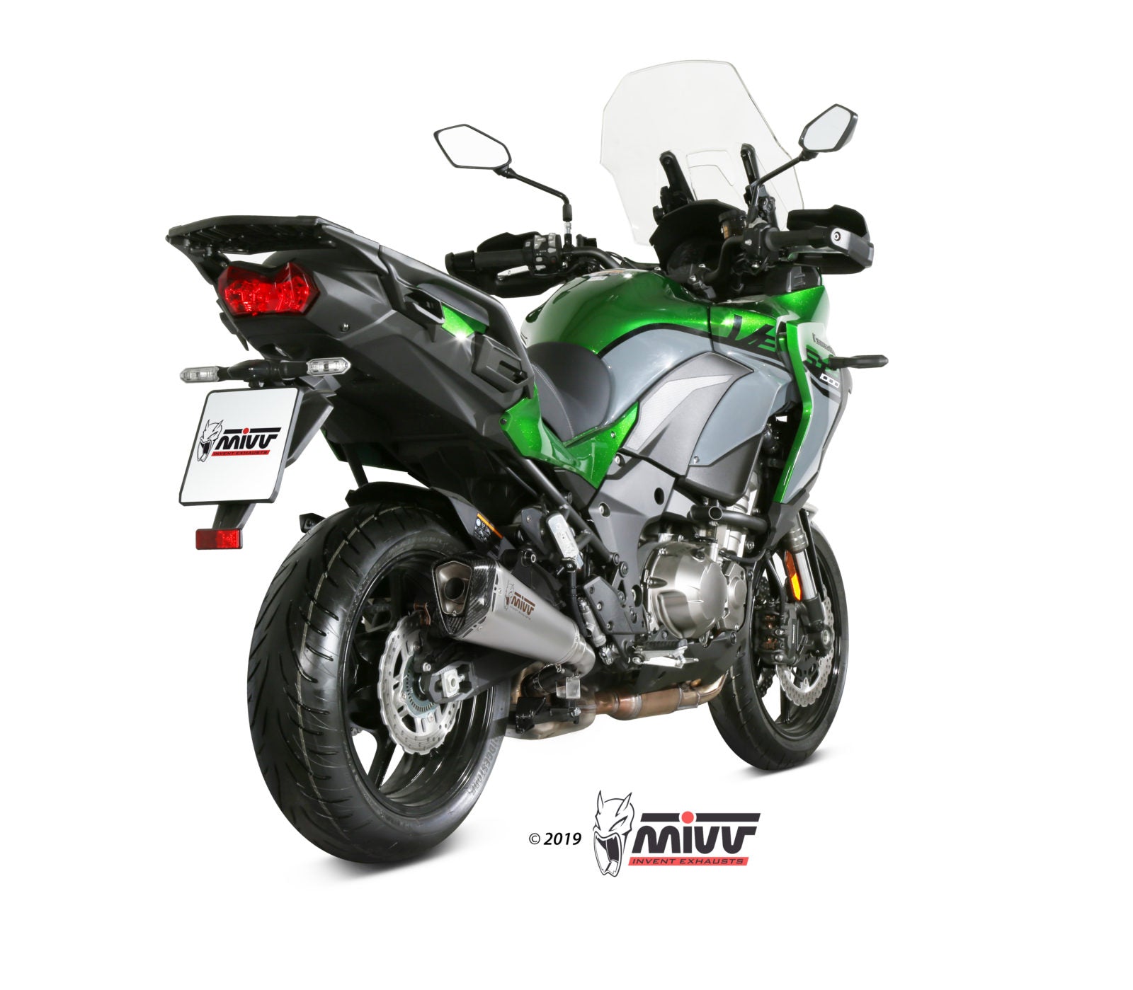 TERMINALE DI SCARICO INOX MIVV DELTA RACE KAWASAKI VERSYS 1000 /S/SE 2019-24
