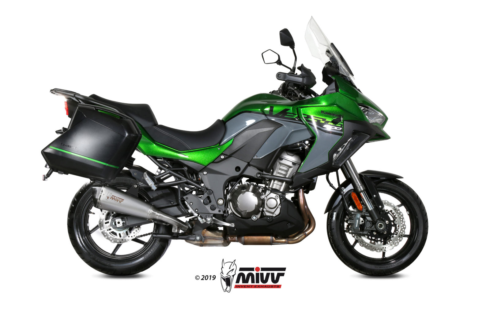 TERMINALE DI SCARICO INOX MIVV DELTA RACE KAWASAKI VERSYS 1000 /S/SE 2019-24