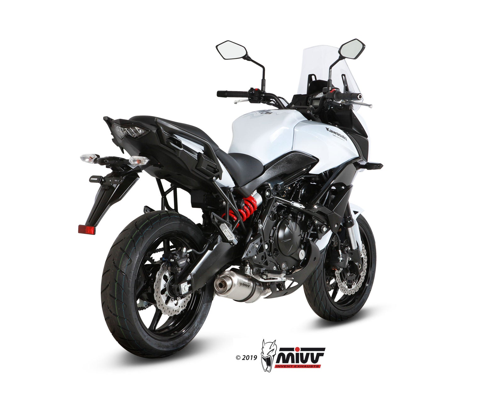 SCARICO COMPLETO IN ACCIAIO INOX MIVV OVAL KAWASAKI VERSYS 650 2015 - 2020