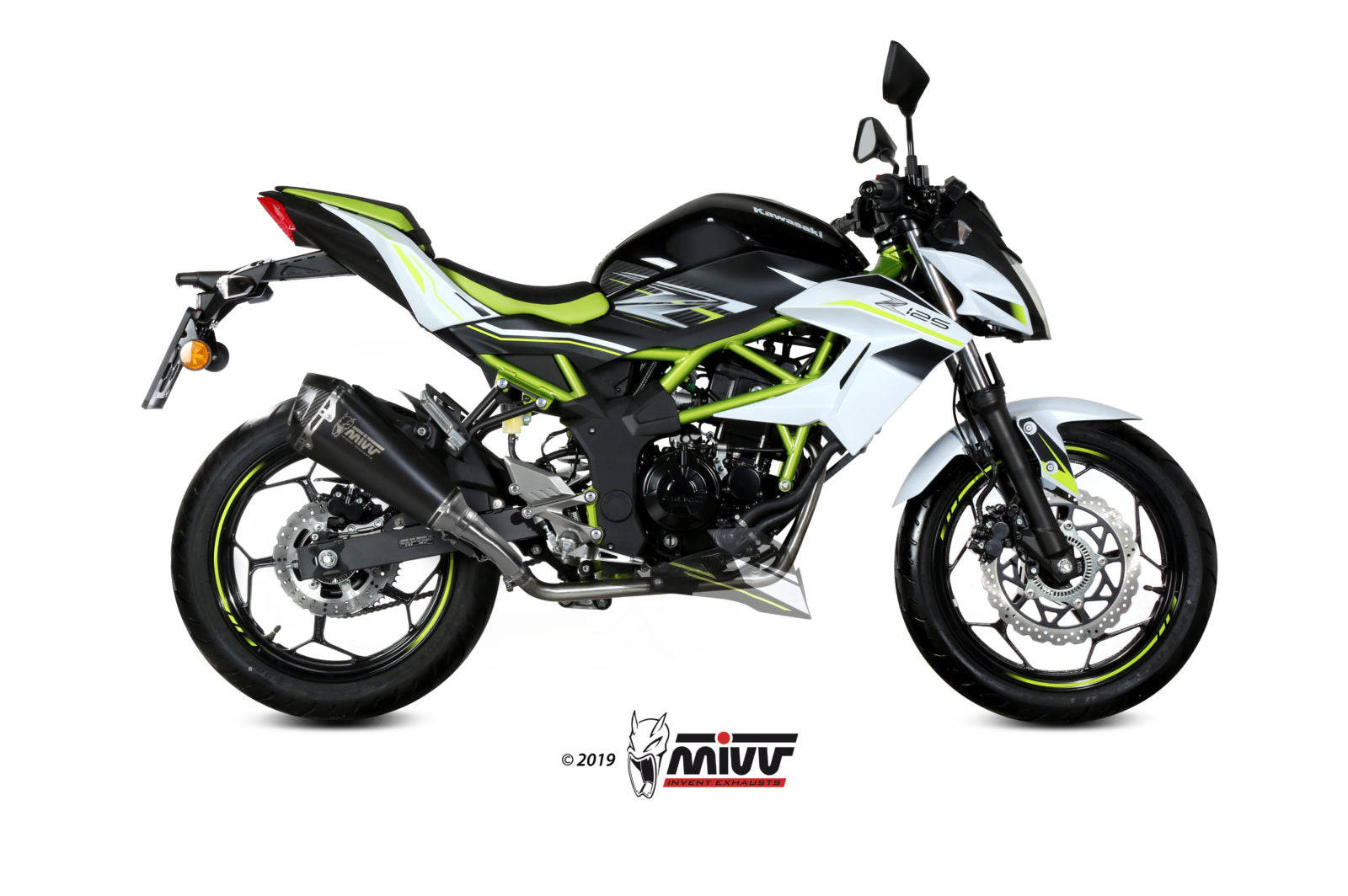 DECATALIZZATORE NO-KAT MIVV KAWASAKI Z125 2019 - 2024