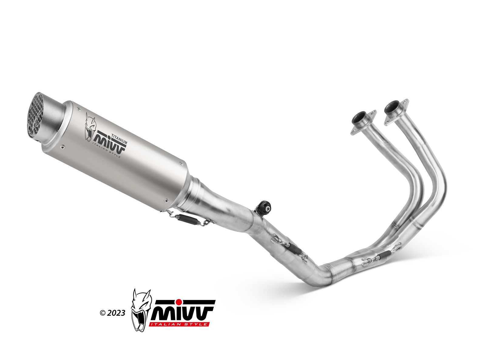 SCARICO COMPLETO ALTO IN TITANIO MIVV GPPRO KAWASAKI Z650 2017 - 2023