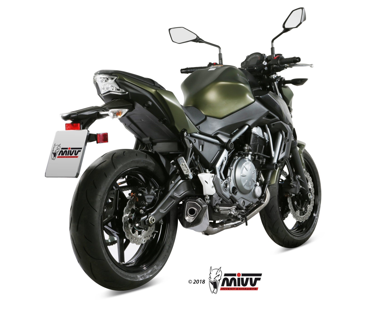 SCARICO COMPLETO IN ACCIAIO INOX MIVV DELTA RACE KAWASAKI Z650 2017 - 2023