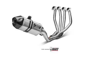 Scarico Completo Mivv Inox Racing Speed Edge Kawasaki Zx-6 R 636 2013-16