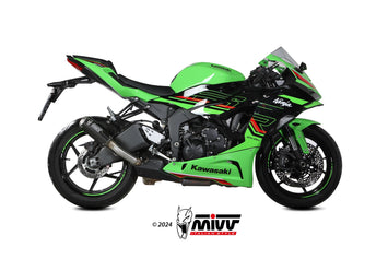 Terminale Di Scarico In Carbonio Racing Mivv Mk3 Kawasaki Ninja Zx-6 R 2021-2024