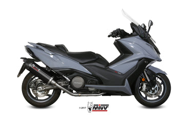 Scarico Completo Mivv Inox Nero Oval Kymco Ak550 2017-2020