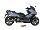SCARICO COMPLETO IN ACCIAIO INOX RACING MIVV DELTA RACE KYMCO AK550 2017 - 2020